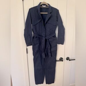 Alex Mill Cargo Jumpsuit Navy XS